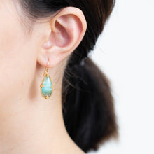 Load image into Gallery viewer, One-of-a-kind Peruvian opal earrings