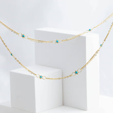 Load image into Gallery viewer, Turquoise whisper chain necklace