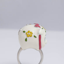 Load image into Gallery viewer, White piggy bank ring