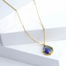 Load image into Gallery viewer, One-of-a-kind bi-color tanzanite necklace