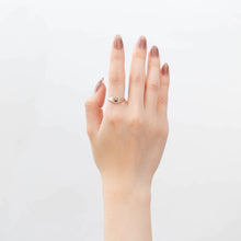 Load image into Gallery viewer, Small happy face signet ring