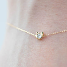 Load image into Gallery viewer, Cat diamond bracelet