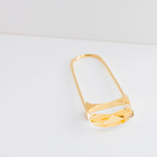 Load image into Gallery viewer, Drop hexagon quartz earring - Kolekto