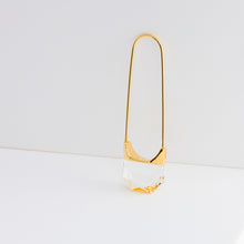 Load image into Gallery viewer, Drop hexagon quartz earring - Kolekto