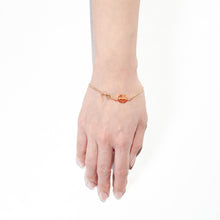 Load image into Gallery viewer, Stone chain bracelet with Imperial Topaz - Kolekto