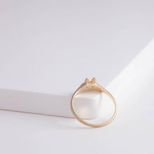 Load image into Gallery viewer, Ruby bunny signet ring