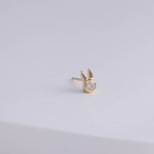 Load image into Gallery viewer, Bunny diamond stud