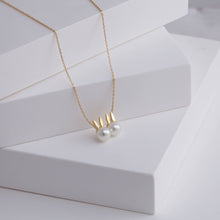 Load image into Gallery viewer, Bunny double pearl necklace