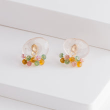 Load image into Gallery viewer, Fairy rose quartz and mixed stone earrings - Kolekto