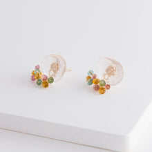 Load image into Gallery viewer, Fairy rose quartz and mixed stone earrings - Kolekto