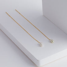 Load image into Gallery viewer, Baby akoya pearl twin pearl drop earrings - Kolekto