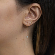 Load image into Gallery viewer, Baby Akoya pearl single pearl diamond studs - Kolekto