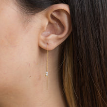 Load image into Gallery viewer, Baby akoya pearl twin pearl drop earrings - Kolekto