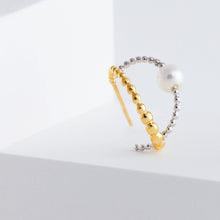 Load image into Gallery viewer, Bubble double ring hoops - Kolekto