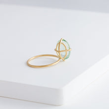 Load image into Gallery viewer, Fall in drop green amethyst ring - Kolekto