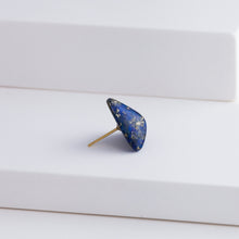 Load image into Gallery viewer, Rough stone lapis lazuli stud - Kolekto