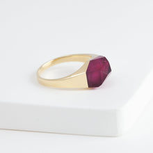 Load image into Gallery viewer, [Limited Edition] Mini rock crystal red tourmaline ring
