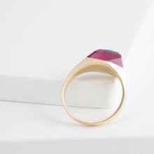 Load image into Gallery viewer, [Limited Edition] Mini rock crystal red tourmaline ring
