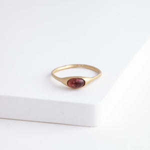 Yui pink tourmaline ring