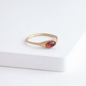 Yui pink tourmaline ring