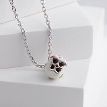 Load image into Gallery viewer, White baby piggy bank necklace
