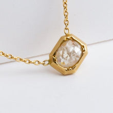 Load image into Gallery viewer, One-of-a-kind oval diamond octagon necklace
