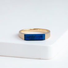 Load image into Gallery viewer, Lapis signet ring
