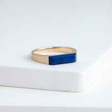 Load image into Gallery viewer, Lapis signet ring
