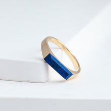 Load image into Gallery viewer, Lapis signet ring
