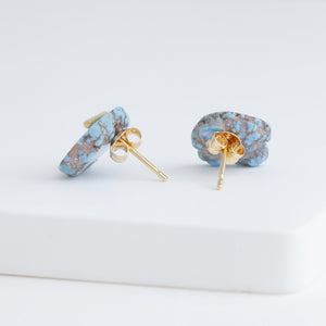 EDITIONS turquoise small studs