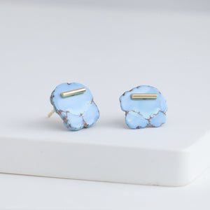 EDITIONS turquoise small studs