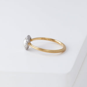 Tulle south sea pearl diamond ring B