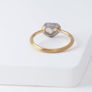 Tulle south sea pearl diamond ring B