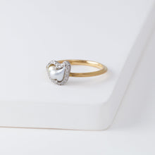 Load image into Gallery viewer, Tulle south sea pearl diamond ring
