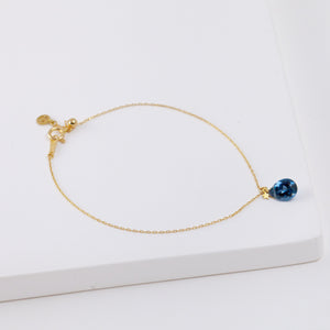 Smiley London blue topaz bracelet
