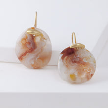 Load image into Gallery viewer, Mori one-of-a-kind large agate earrings
