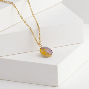 Octavia opal necklace