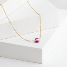 Load image into Gallery viewer, Band one-of-a-kind ruby necklace
