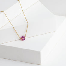 Load image into Gallery viewer, Band one-of-a-kind ruby necklace
