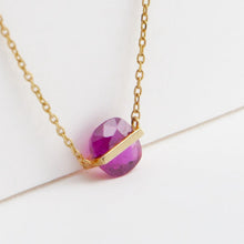 Load image into Gallery viewer, Band one-of-a-kind ruby necklace
