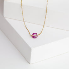 Load image into Gallery viewer, Band one-of-a-kind ruby necklace
