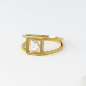 Slice diamond ring