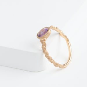 Whisper one-of-a-kind pink sapphire ring