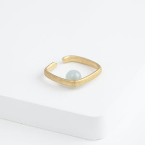 Syami aquamarine ear cuff