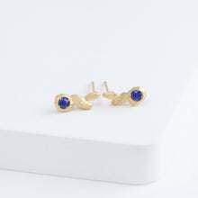 Load image into Gallery viewer, Whisper blue sapphire stud
