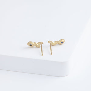 Whisper blue sapphire stud