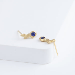 Whisper blue sapphire stud