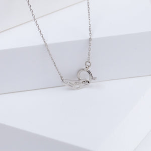 Raindrop one-of-a-kind pearl platinum necklace