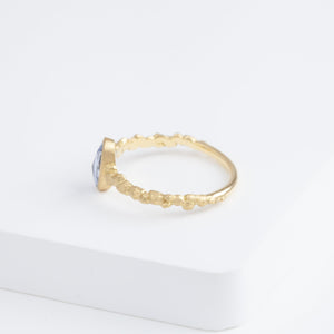 Whisper one-of-a-kind light blue sapphire ring
