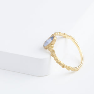 Whisper one-of-a-kind light blue sapphire ring